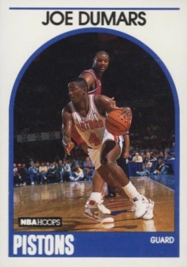 1989 Hoops Joe Dumars #1 Basketball Card