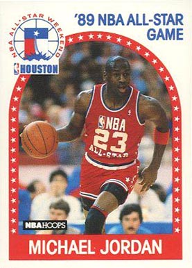 1989 Hoops Michael Jordan #21 Basketball Card