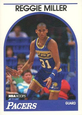 1989 Hoops Reggie Miller #29 Basketball Card