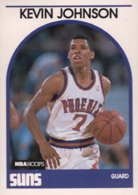 1989 Hoops Kevin Johnson #35 Basketball Card