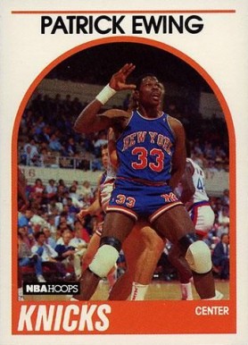 1989 Hoops Patrick Ewing #80 Basketball Card