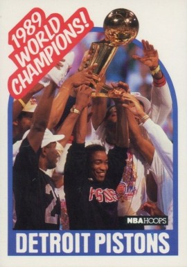 1989 Hoops Pistons Champions #353 Basketball Card