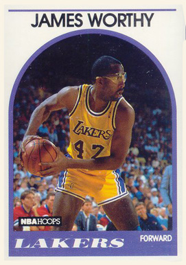 1989 Hoops James Worthy #210 Basketball Card