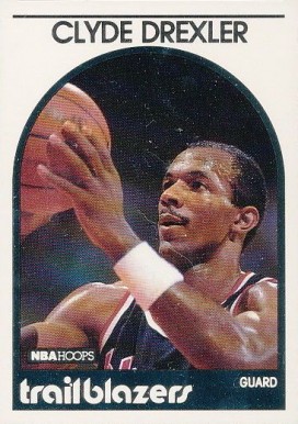 1989 Hoops Clyde Drexler #190 Basketball Card