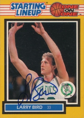 1989 Kenner Starting Lineup One on One Larry Bird # Basketball Card