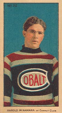 1910 Imperial Harold McNamara of Cobalt Club #32 Hockey Card