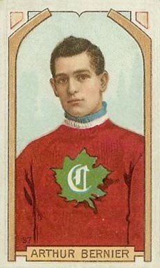 1911 Imperial Tobacco Co. Arthur Bernier #37 Hockey Card