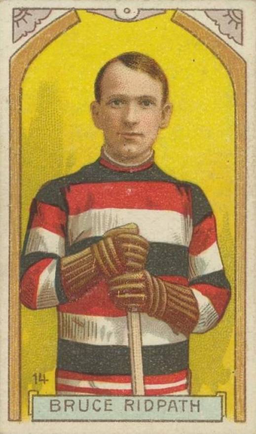 1911 Imperial Tobacco Co. Bruce Ridpath #14 Hockey Card