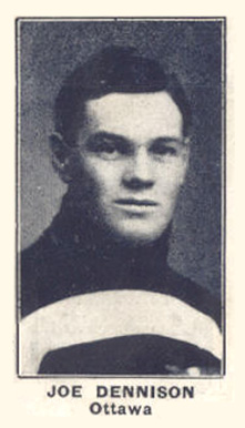 1912 C57 Joe Dennison #42 Hockey Card