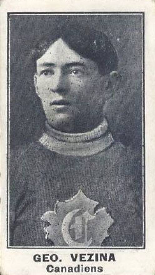 1912 C57 Georges Vezina #1 Hockey Card