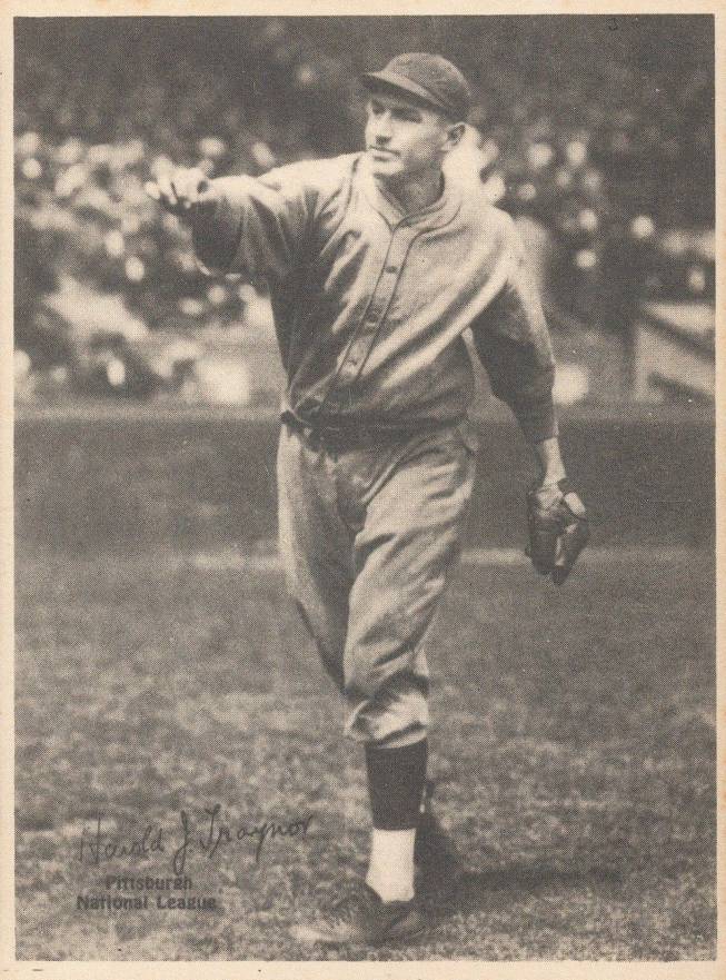1929 Kashin Publications Harold Traynor # Baseball Card
