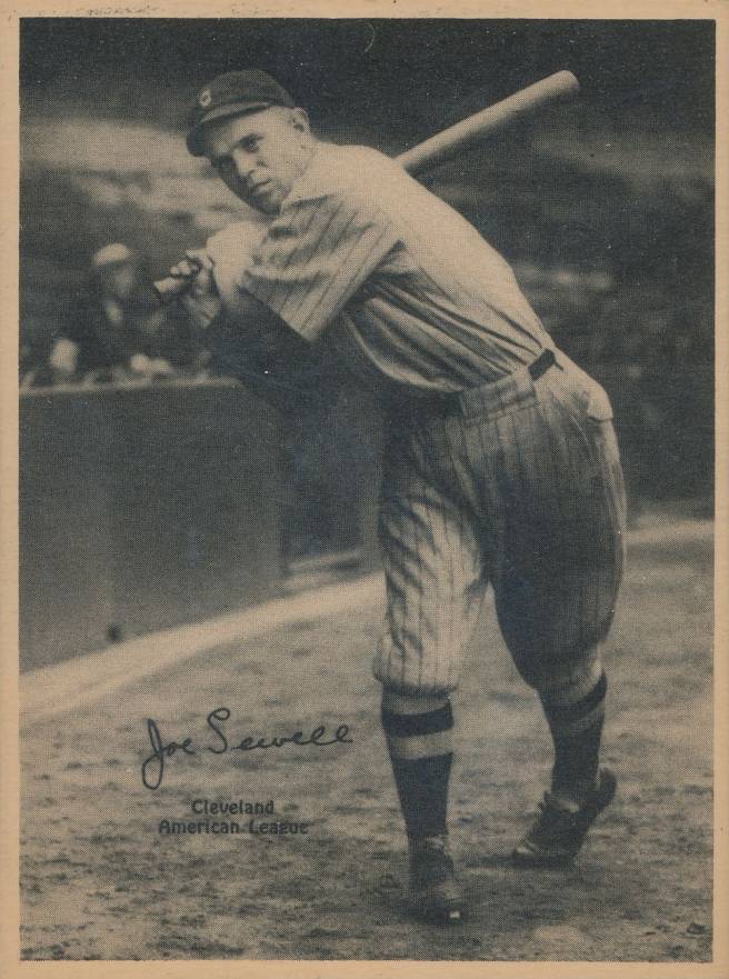 1929 Kashin Publications Joe Sewell # Baseball Card
