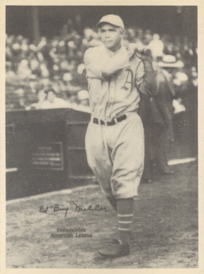 1929 Kashin Publications Ed "Bing" Miller #65 Baseball Card