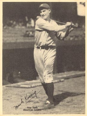1929 Kashin Publications Mark Koenig #53 Baseball Card