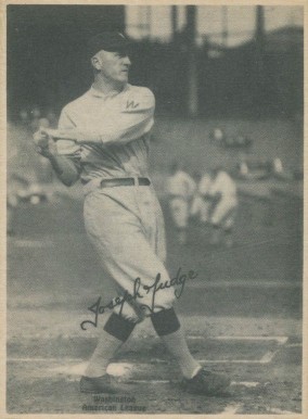 1929 Kashin Publications Joseph Judge #50 Baseball Card