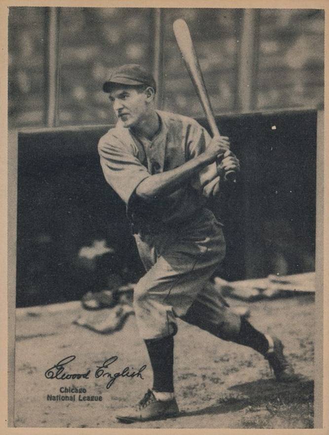 1929 Kashin Publications Elwood English #21 Baseball Card