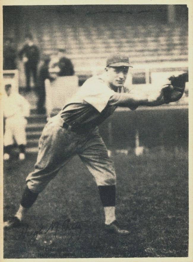 1929 Kashin Publications Hugh Critz #14 Baseball Card
