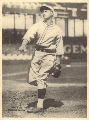 1929 Kashin Publications Larry Benton # Baseball Card