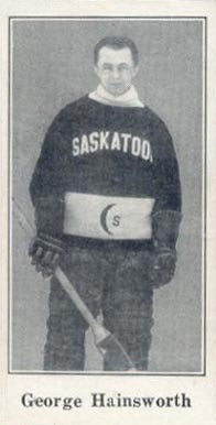 1923 Paulin's Candy George Hainsworth #39 Hockey Card