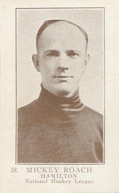 1923 William Patterson Mickey Roach #38 Hockey Card