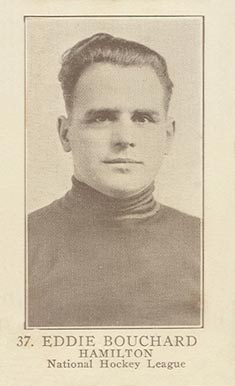 1923 William Patterson Eddie Bouchard #37 Hockey Card
