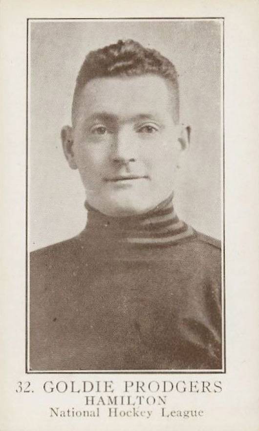 1923 William Patterson Goldie Prodgers #32 Hockey Card