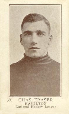 1923 William Patterson Chas. Fraser #39 Hockey Card