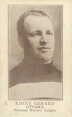 1923 William Patterson Eddie Gerard #1 Hockey Card