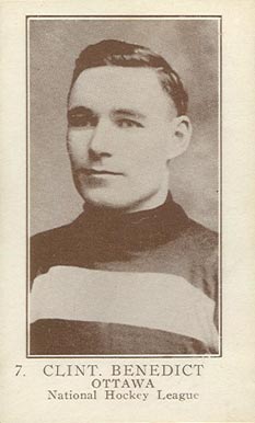 1923 William Patterson Clint Benedict #7 Hockey Card