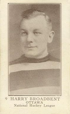 1923 William Patterson Punch Broadbent #9 Hockey Card