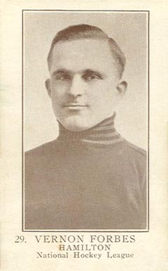 1923 William Patterson Vernon Forbes #29 Hockey Card