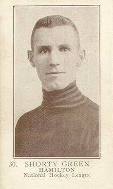 1923 William Patterson Shorty Green #30 Hockey Card