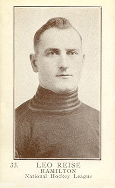 1923 William Patterson Leo Reise #33 Hockey Card