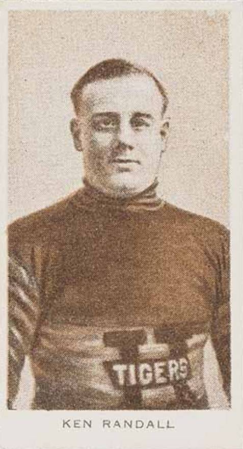 1924 Champ's Cigarettes Ken Randall # Hockey Card