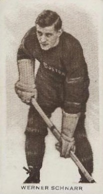 1924 Champ's Cigarettes Werner Schnarr # Hockey Card
