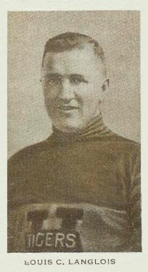 1924 Champ's Cigarettes Louis C. Langlois # Hockey Card