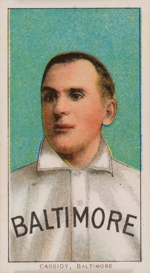 1909 White Borders Piedmont 350  Cassidy, Baltimore #76 Baseball Card