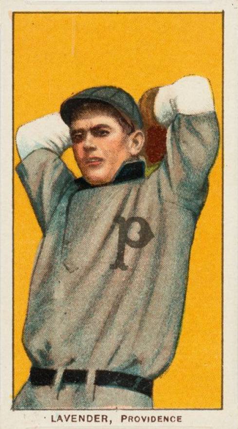 1909 White Borders Piedmont 350  Lavender, Providence #278 Baseball Card