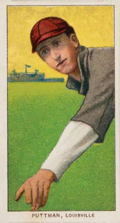 1909 White Borders Piedmont 350  Ambrose Puttmann #400 Baseball Card