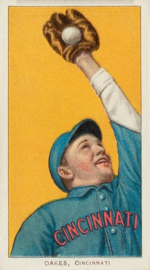 1909 White Borders Piedmont 350  Oakes, Cincinnati #361 Baseball Card