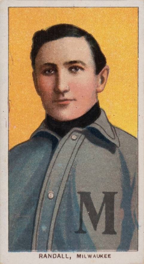 1909 White Borders Piedmont 350  Randall, Milwaukee #403 Baseball Card