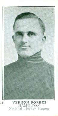 1924 William Patterson Vernon Forbes #11 Hockey Card