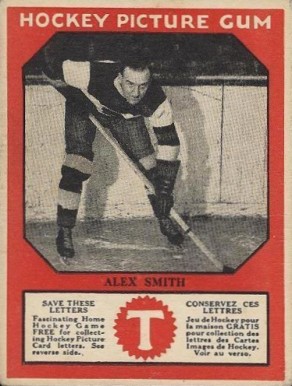 1933 Canadian Gum Alex Smith # Hockey Card
