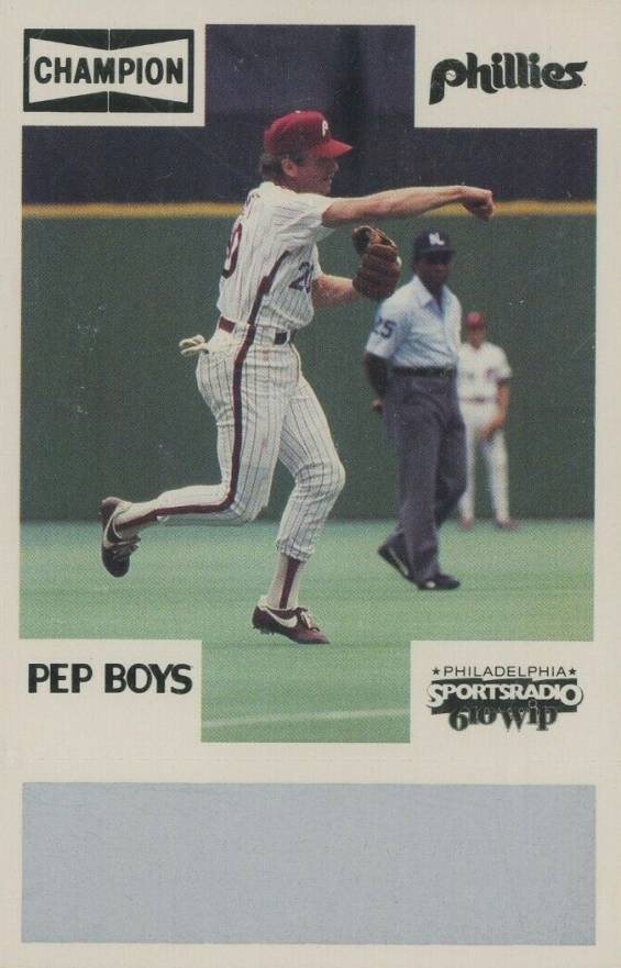 1987 Champion Phillies Mike Schmidt # Baseball Card