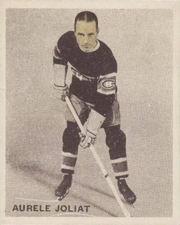 1933 World Wide Gum Ice Kings Aurele Joliat #3 Hockey Card