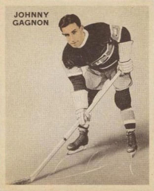 1933 World Wide Gum Ice Kings Johnny Gagnon #21 Hockey Card