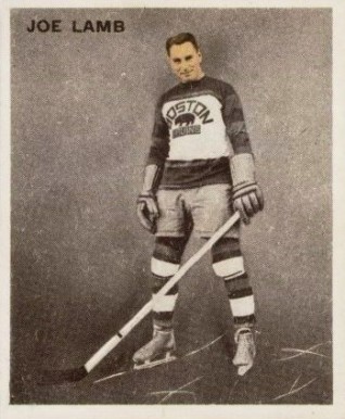 1933 World Wide Gum Ice Kings Joe Lamb #41 Hockey Card