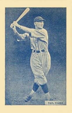 1933 Uncle Jacks Candy Paul Waner # Baseball Card