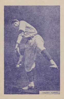1933 Uncle Jacks Candy "Dazzy" Vance # Baseball Card
