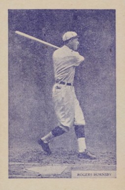 1933 Uncle Jacks Candy Rogers Hornsby # Baseball Card